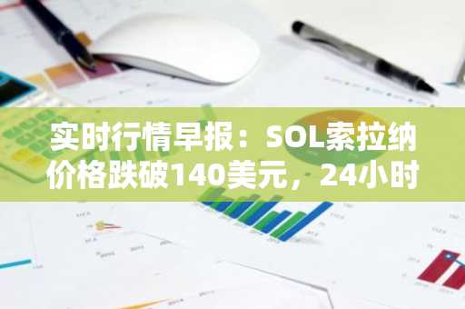 实时行情早报：SOL索拉纳价格跌破140美元，24小时跌2.57%