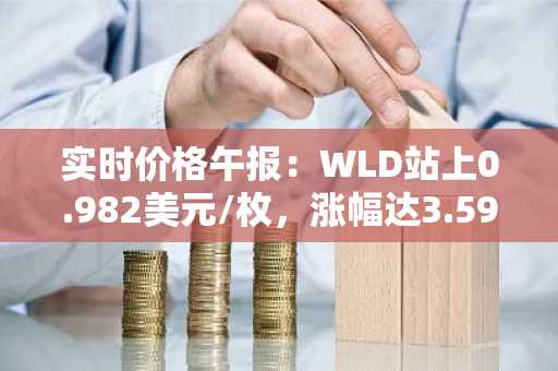 实时价格午报：WLD站上0.982美元/枚，涨幅达3.59%