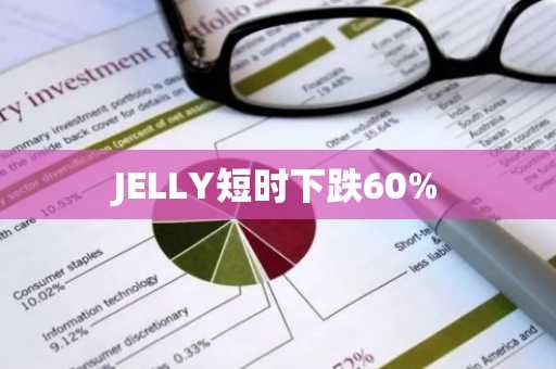 JELLY短时下跌60%
