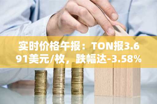 实时价格午报：TON报3.691美元/枚，跌幅达-3.58%