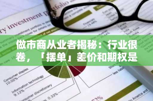 做市商从业者揭秘：行业很卷，「摆单」差价和期权是主要盈利方式