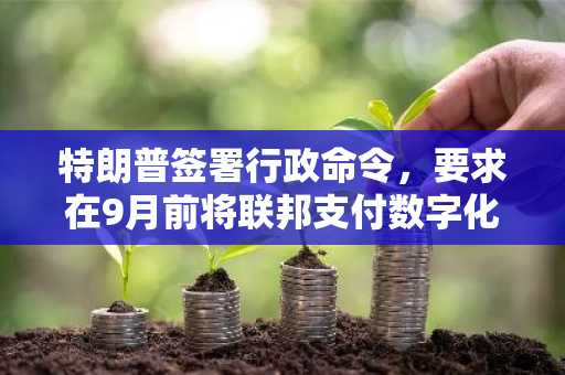 特朗普签署行政命令，要求在9月前将联邦支付数字化