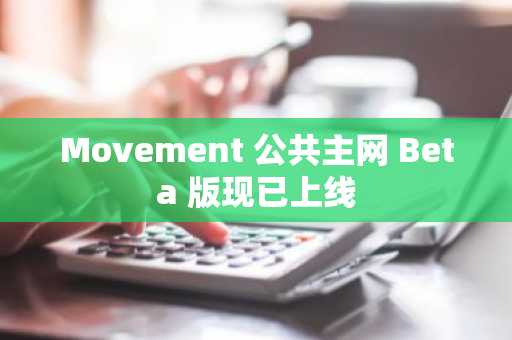 Movement 公共主网 Beta 版现已上线
