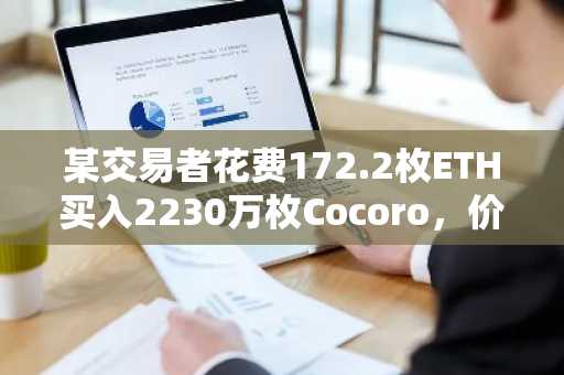 某交易者花费172.2枚ETH买入2230万枚Cocoro，价值已升至200万美元