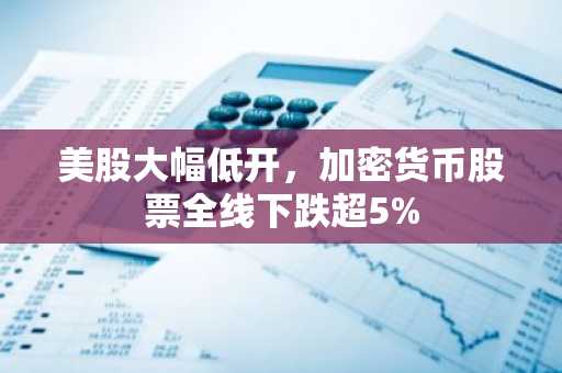 美股大幅低开，加密货币股票全线下跌超5%
