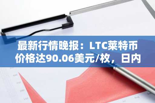 最新行情晚报：LTC莱特币价格达90.06美元/枚，日内跌幅-3.51%