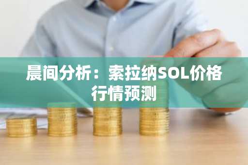 晨间分析：索拉纳SOL价格行情预测