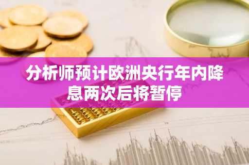 分析师预计欧洲央行年内降息两次后将暂停