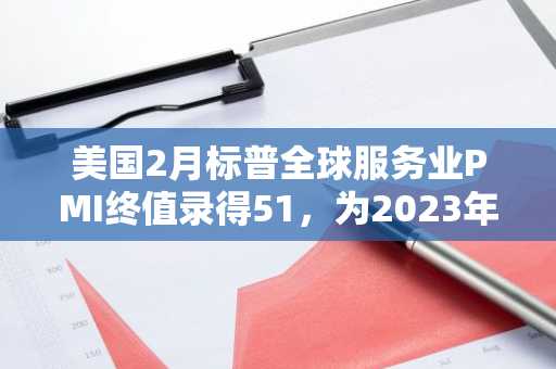 美国2月标普全球服务业PMI终值录得51，为2023年11月以来新低