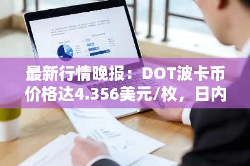 最新行情晚报：DOT波卡币价格达4.356美元/枚，日内跌幅-2.07%