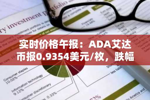 实时价格午报：ADA艾达币报0.9354美元/枚，跌幅达-2.02%