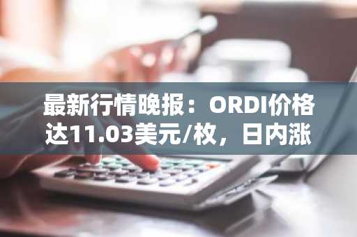 最新行情晚报：ORDI价格达11.03美元/枚，日内涨幅3.86%