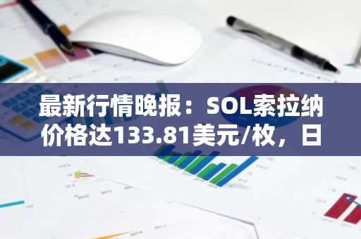 最新行情晚报：SOL索拉纳价格达133.81美元/枚，日内涨幅3.50%