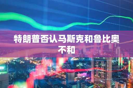 特朗普否认马斯克和鲁比奥不和