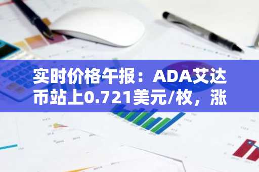 实时价格午报：ADA艾达币站上0.721美元/枚，涨幅达2.02%
