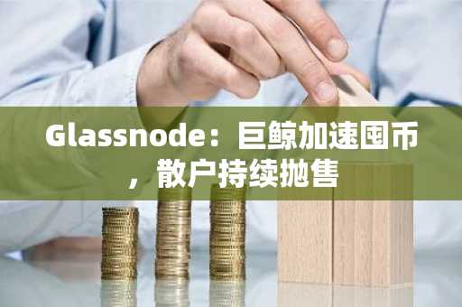 Glassnode：巨鲸加速囤币，散户持续抛售