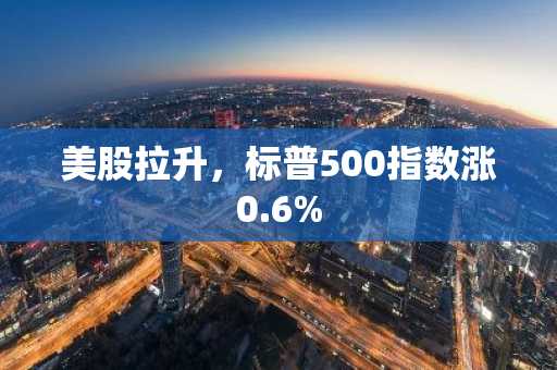美股拉升，标普500指数涨0.6%
