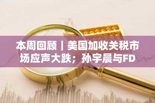 本周回顾｜美国加收关税市场应声大跌；孙宇晨与FDUSD财务纠纷升级
