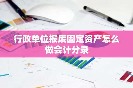 行政单位报废固定资产怎么做会计分录