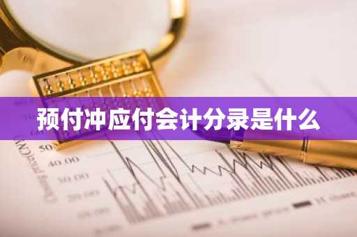 预付冲应付会计分录是什么