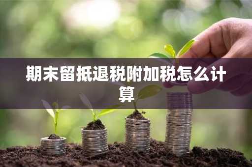 期末留抵退税附加税怎么计算