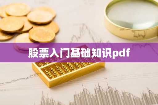 股票入门基础知识pdf