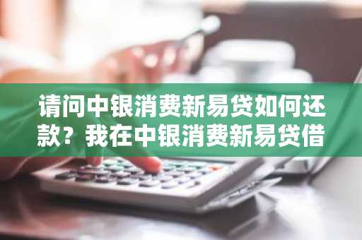 请问中银消费新易贷如何还款？我在中银消费新易贷借了3000元。