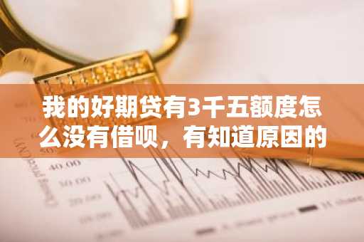 我的好期贷有3千五额度怎么没有借呗，有知道原因的吗？