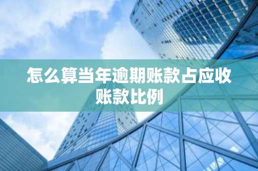 怎么算当年逾期账款占应收账款比例