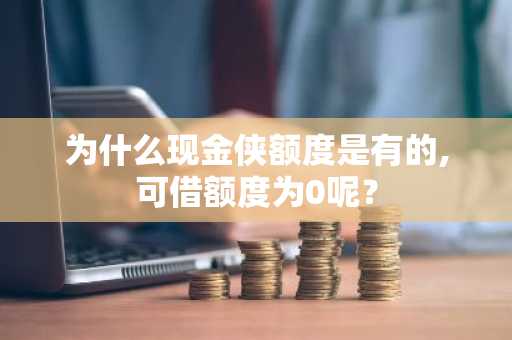 为什么现金侠额度是有的,可借额度为0呢？