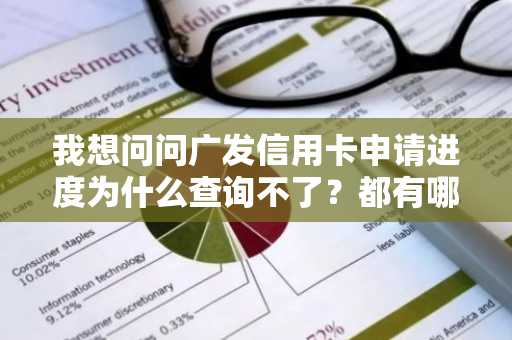 我想问问广发信用卡申请进度为什么查询不了？都有哪些查询方式啊？