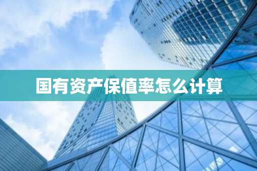 国有资产保值率怎么计算