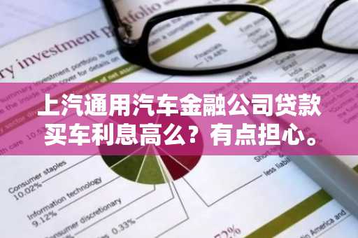 上汽通用汽车金融公司贷款买车利息高么？有点担心。
