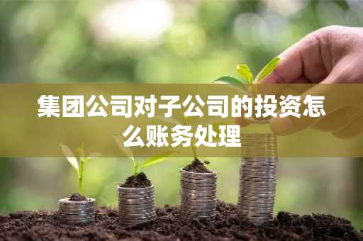 集团公司对子公司的投资怎么账务处理