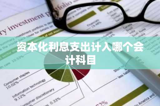 资本化利息支出计入哪个会计科目