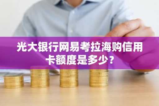 光大银行网易考拉海购信用卡额度是多少？