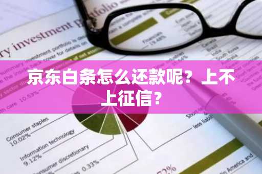 京东白条怎么还款呢？上不上征信？