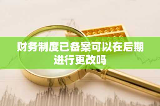财务制度已备案可以在后期进行更改吗