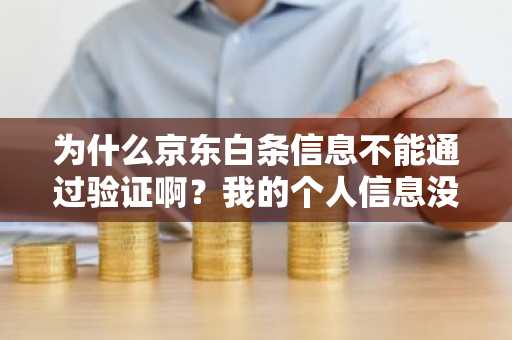 为什么京东白条信息不能通过验证啊？我的个人信息没什么问题啊。