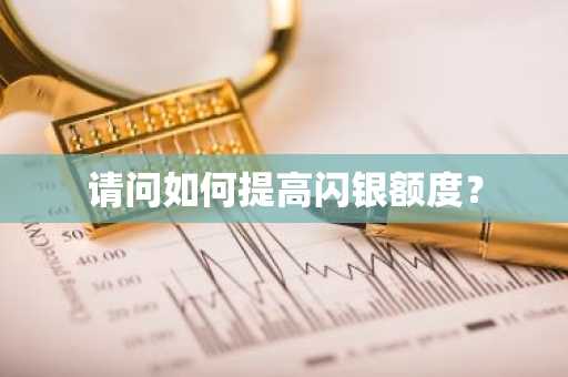 请问如何提高闪银额度？