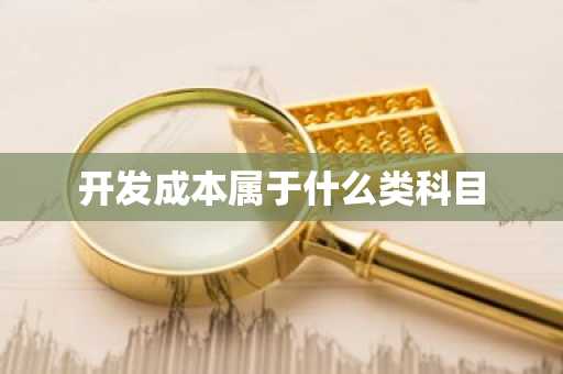 开发成本属于什么类科目