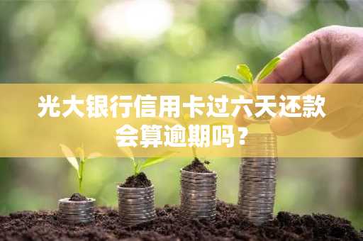 光大银行信用卡过六天还款会算逾期吗？