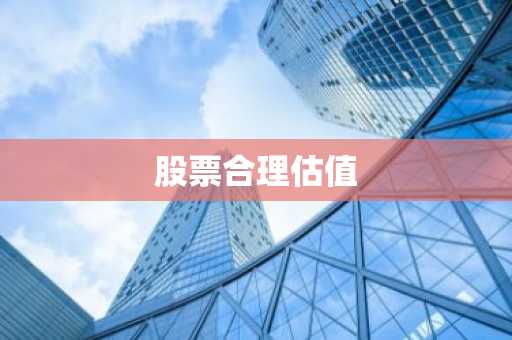 股票合理估值