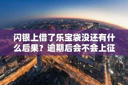 闪银上借了乐宝袋没还有什么后果？逾期后会不会上征信啊？