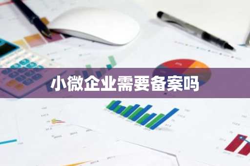 小微企业需要备案吗