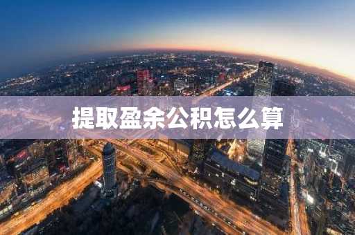 提取盈余公积怎么算