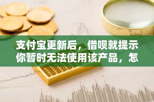 支付宝更新后，借呗就提示你暂时无法使用该产品，怎么回事？有人解答吗。