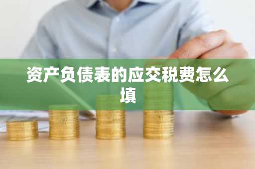 资产负债表的应交税费怎么填