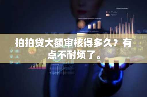 拍拍贷大额审核得多久？有点不耐烦了。