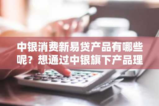 中银消费新易贷产品有哪些呢？想通过中银旗下产品理财。